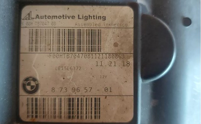 Купити 8739657 BMW Основна фара в зборі ліва