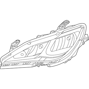 Купити ZCR111360R Signeda Права блок фара