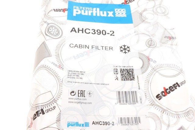 Фільтр салону AHC3902 Purflux