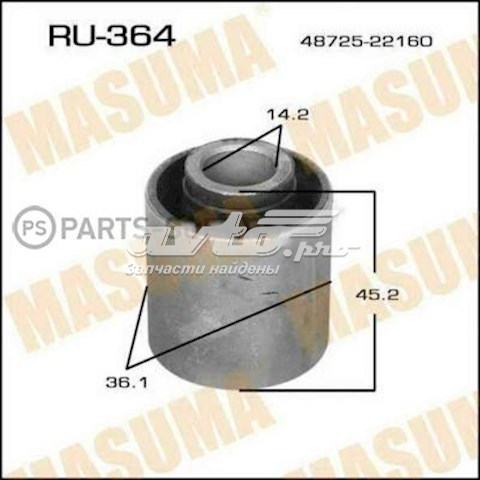 Сайлентблок заднього кулака Masuma RU364 ціна, від 3.88 USD