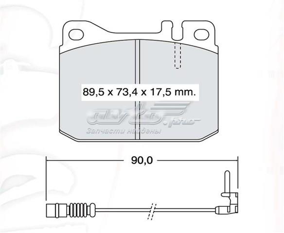 D679E Intelli Передні гальмівні колодки
