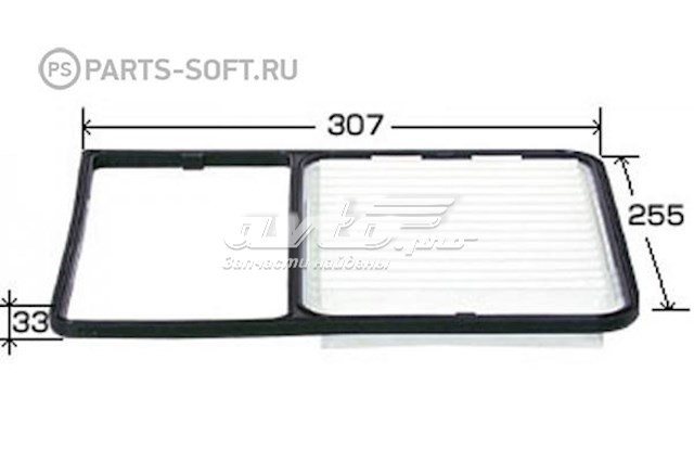 Купити A1016 JS Asakashi Автомобільний фільтр повітря
