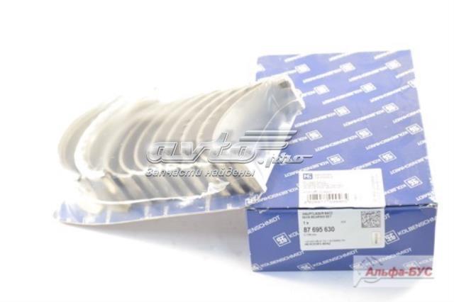 87695630 Kolbenschmidt Вкладиші коленвала, корінні, комплект, 3-й ремонт (+0,75)