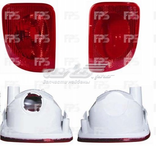 Протівотуманнка задня, ліва Depo/Loro/Abakus FP5617F5E