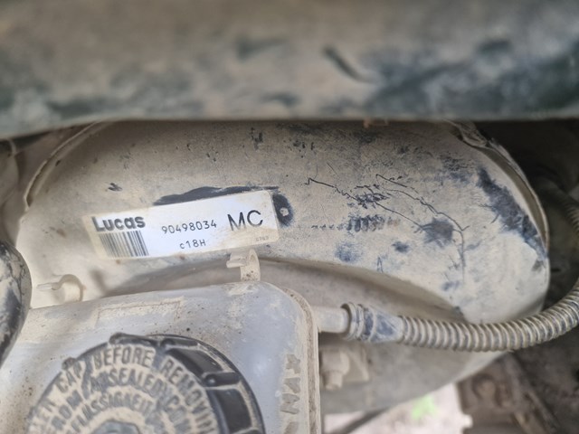 Вакуумний підсилювач гальм General Motors 90498034
