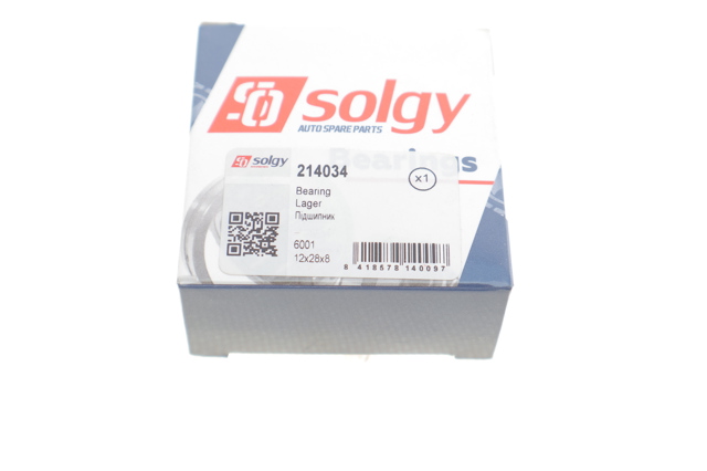 214034 Solgy Підшипник генератора
