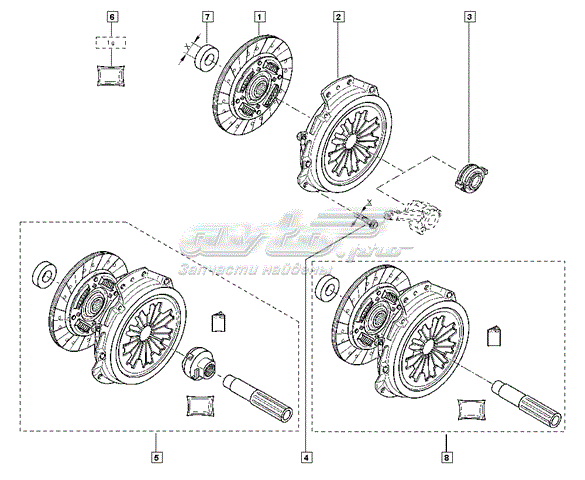 Диск сцепления  LADA 8201067155