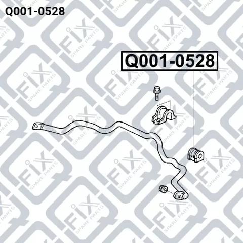 Купити Q0010528 Q-fix Подушка стабілізатора передня