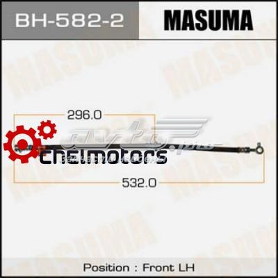 Купити BH5822 Masuma Шланг гальмівний передній, лівий