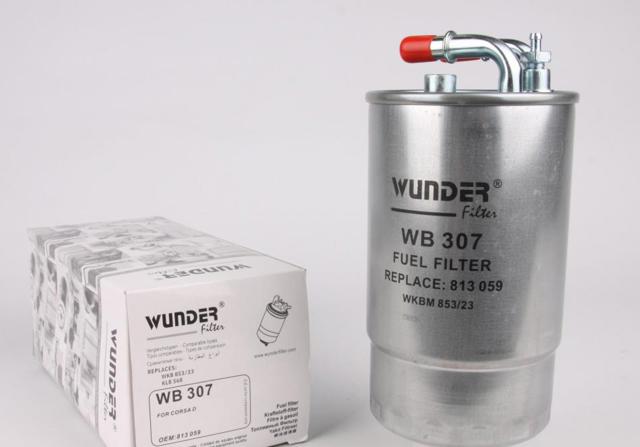Фільтр тонкого очищення палива Wunder WB307 ціна, від 9.26 USD
