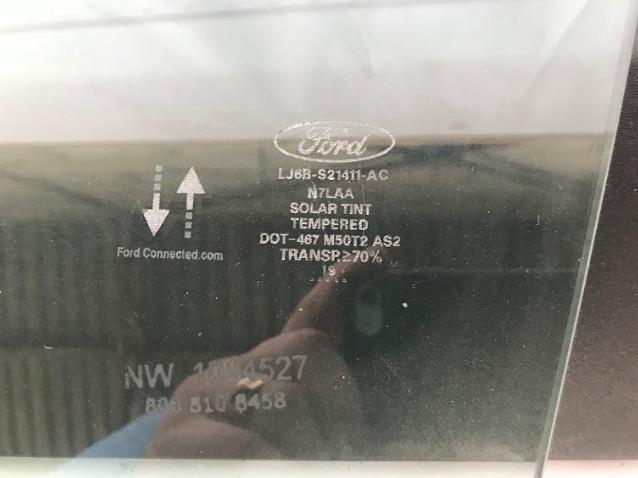Скло передніх дверей, лівою LJ6Z7821411A Ford