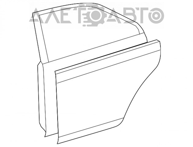 Двері задні Toyota 6700406150 ціна, від 301.57 USD