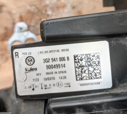  VAG 3G2941006B ціна, від 84.65 USD