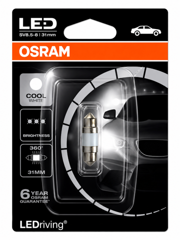 Лампочка плафону освітлення салону/кабіни Osram 6497CW01B ціна, від 0.45 USD