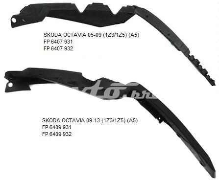 Направляюча переднього бампера, ліва FPS FP6409931 ціна, від 15.20 USD