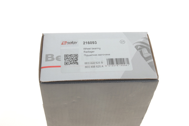 Підшипник маточини передньої/задньої Solgy 216093 ціна, від 27.57 USD