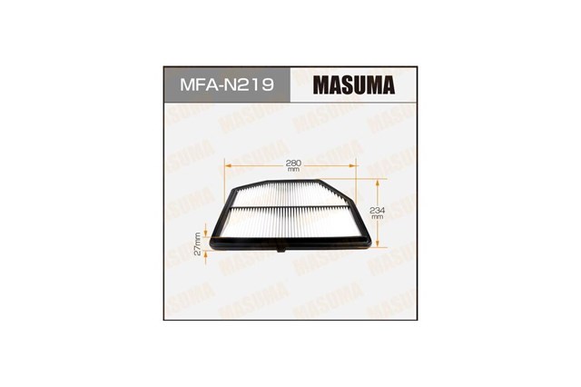 Елемент повітряного фільтра Masuma MFAN219 ціна, від 7.38 USD