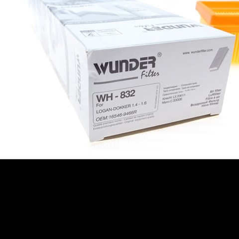 WH832 Wunder Повітряний фільтр двигуна