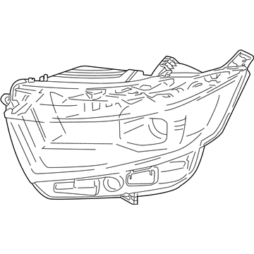 Фара ліва FT4Z13008N Ford