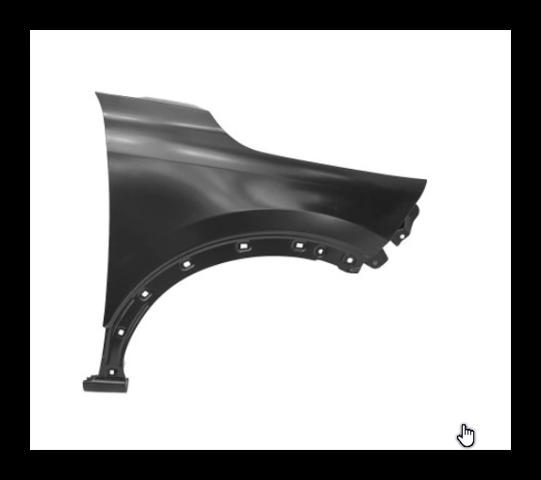 Крило переднє праве Hyundai/Kia 66321AT000 ціна, від 356.26 USD