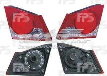 Ліхтар задній правий, внутрішній FP3011F4E Depo/Loro/Abakus
