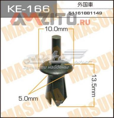 Пістон (кліп) кріплення накладок порогів Masuma KE166 ціна, від 0.33 USD