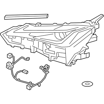 8107076220 Toyota Фара дальнього світла в зборі