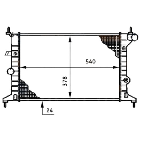 Радіатор охолодження Sato Tech R20032
