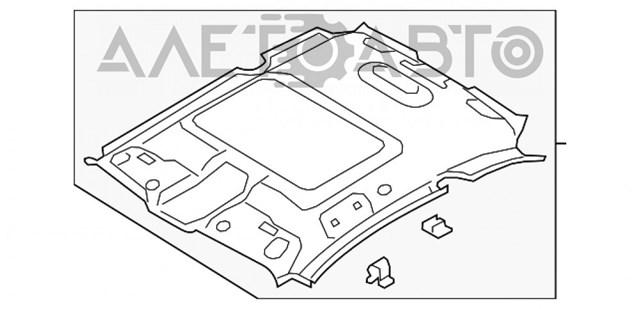 Обшивка даху VAG 8K5867505ETB9 ціна, від 183.65 USD