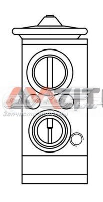 Клапан TRV, кондиціонера LTRV0805 Luzar