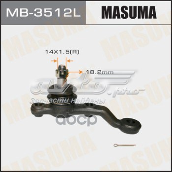 Кульова опора, нижня, ліва Masuma MB3512L ціна, від 16.16 USD