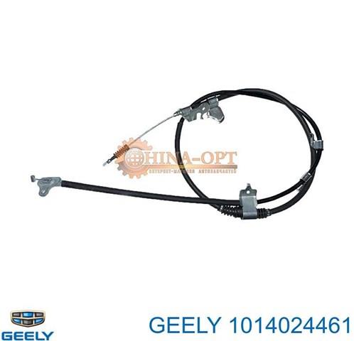 1014024461 Geely Трос ручного гальма задній, правий