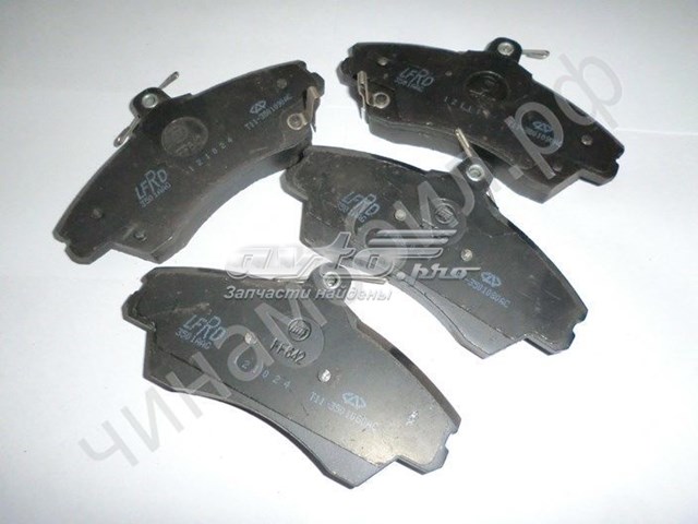 Передні тормозні колодки T113501080AC Chery