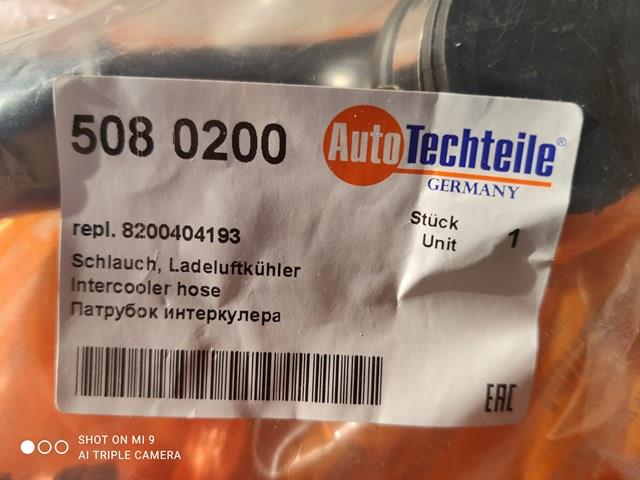5080200 Autotechteile Патрубок повітряний, вихід з турбіни (наддув)