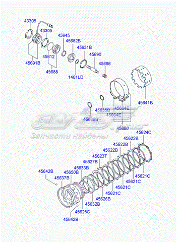  Hyundai/Kia 4564122810 ціна, від 80.11 USD