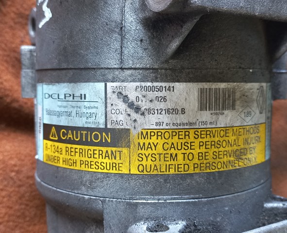 Компресор системи кондиціювання Delphi 8200050141 ціна, від 215.51 USD