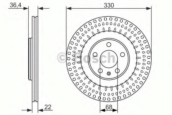 986479750 Bosch Дискові гальма