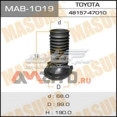 Пильник амортизатора переднього Masuma MAB1019 ціна, від 10.15 USD