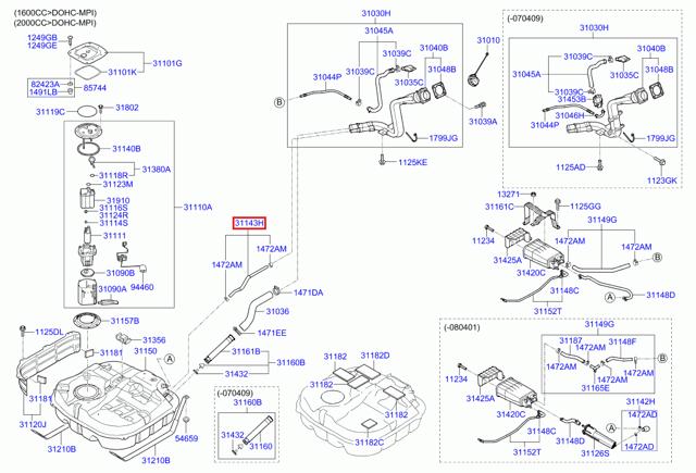  Hyundai/Kia 311432H900 ціна, від 17.60 USD