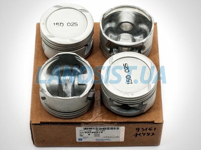 Поршня, 1-й ремонт (+0,25) General Motors 93740215 ціна, від 36.54 USD