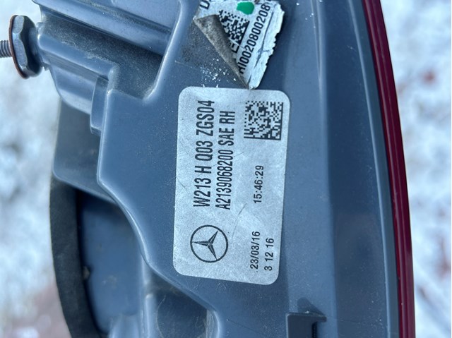 Задня права фара A2139068200 Mercedes