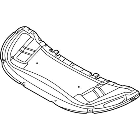Обшивка капота Nissan/Infiniti 658406RA0A ціна, від 63.35 USD