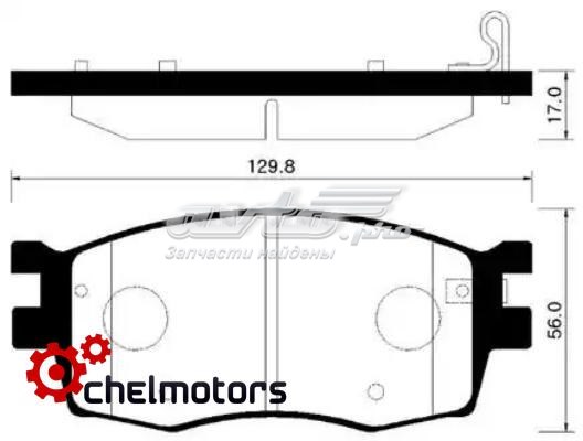 Гальмівні колодки HSB HP1034 ціна, від 16.12 USD