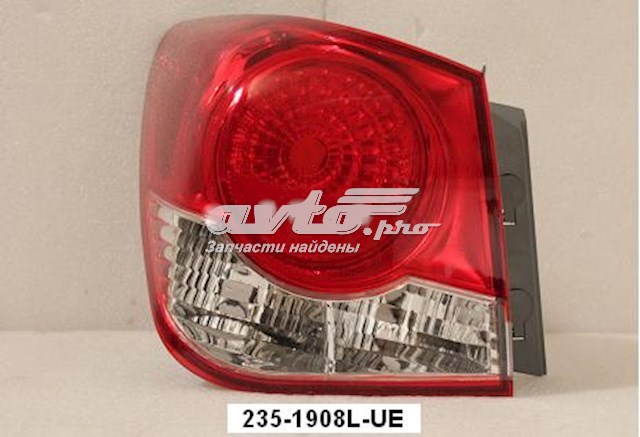 Ліхтар задній лівий, зовнішній 2351908LUE Depo/Loro/Abakus
