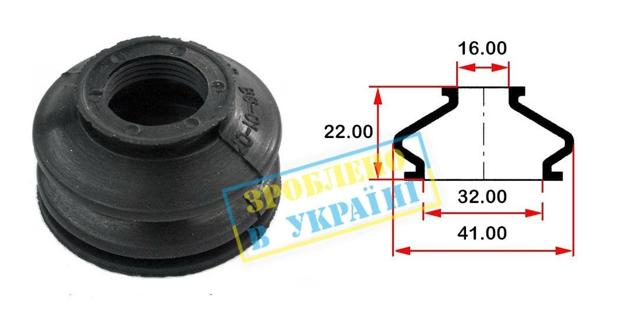 Пильник рульового накінечника Belgum BG0107 ціна, від 1.04 USD
