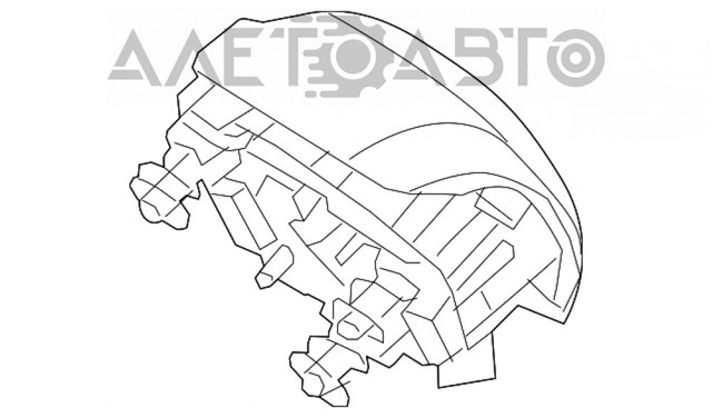 Подушка безпеки, водійська, AIRBAG 56900B2500EQ Hyundai/Kia