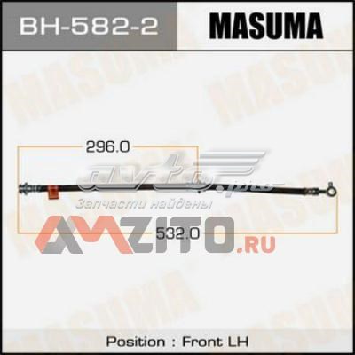 Шланг гальмівний передній, лівий Masuma BH5822