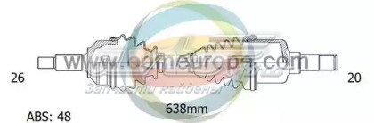 4342002280 Toyota Привід лівий