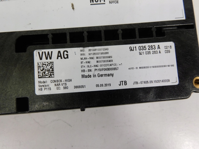  9J1035283A Porsche