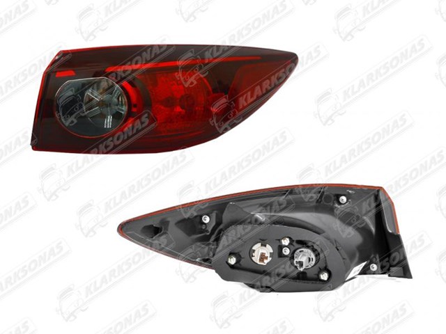 Фара задня права зовнішня Mazda BHN151150B ціна, від 57.11 USD